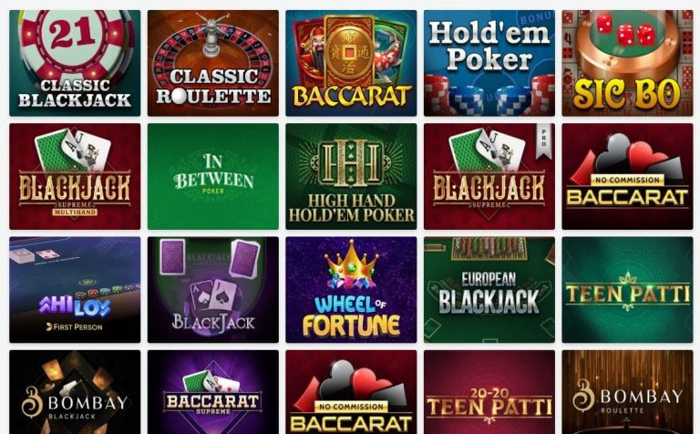 Cryptorino Casino jeux table